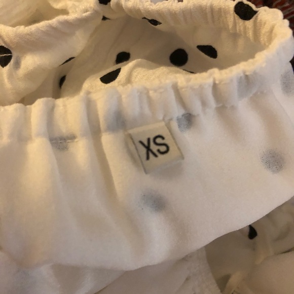 White and Black Polka Dot Dress - Picture 3 of 3